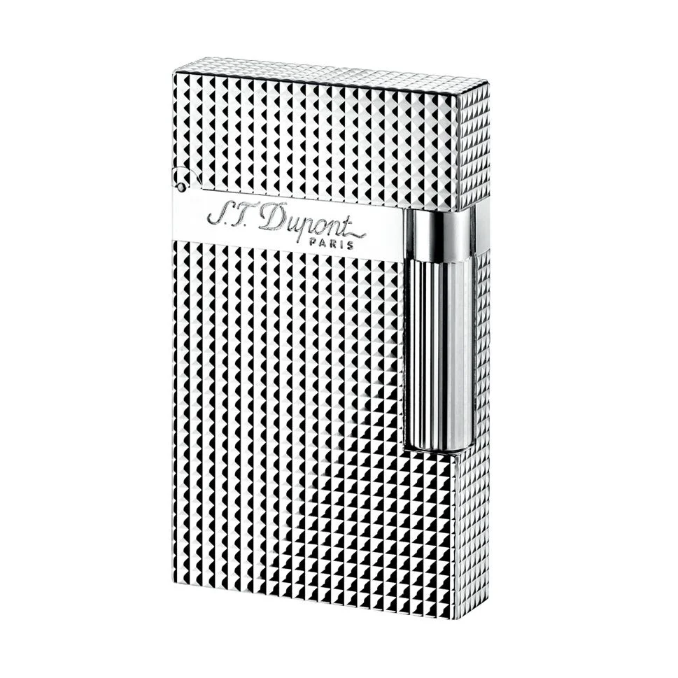 S.T. Dupont Ligne 2 Diamond Head Silver Çakmak