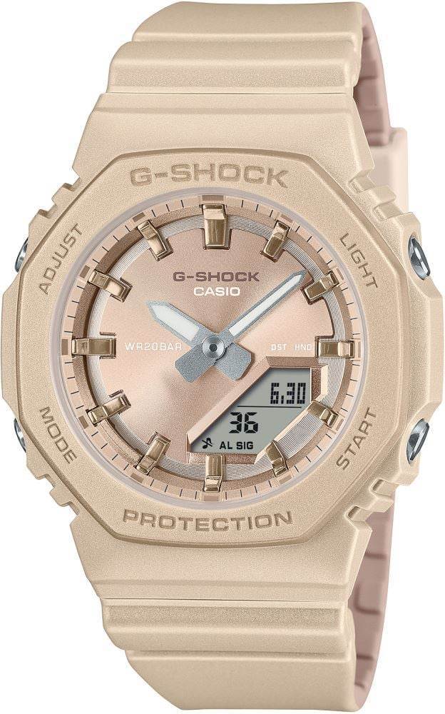 Casio GMA-P2100ST-9ADR sekizgen kasa G-Shock saat, bio-based reçine bilezik