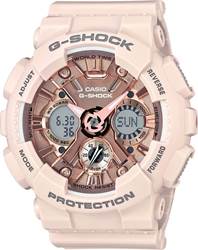 Casio GMA-S120MF-4ADR pembe reçine kayışlı G-Shock saat