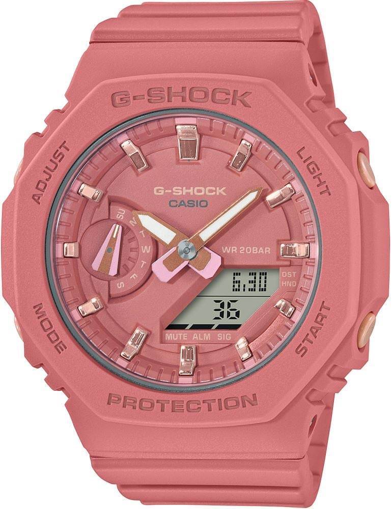 Casio GMA-S2100-4A2DR sekizgen pembe G-Shock saat