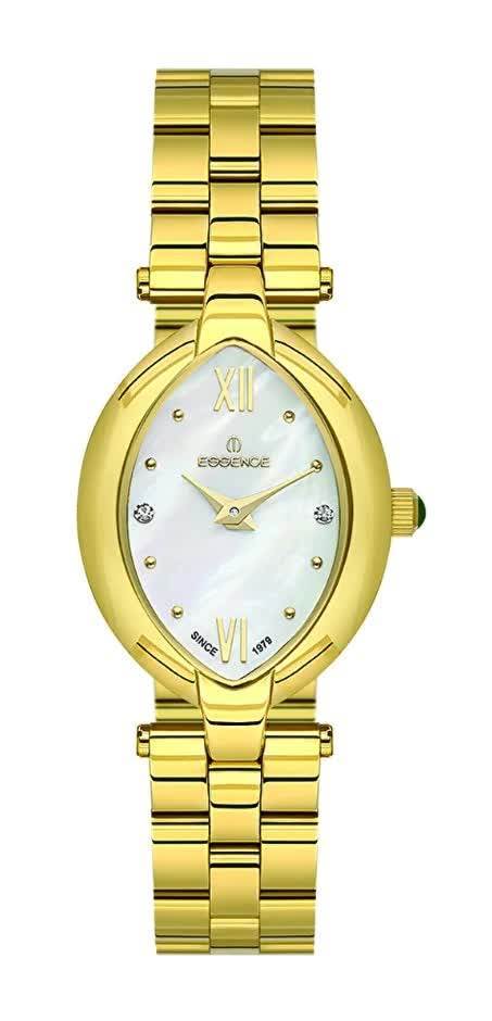 Essence D1233.120 altın çelik bilezikli kadın kol saati