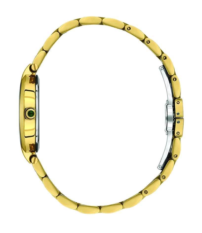 Essence D1233.120 beyaz kadranlı kadın saat altın ton