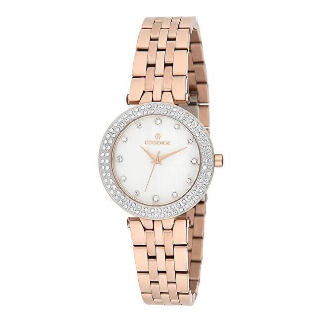 Essence D1007.420 rose-gold çelik bilezikli kadın kol saati