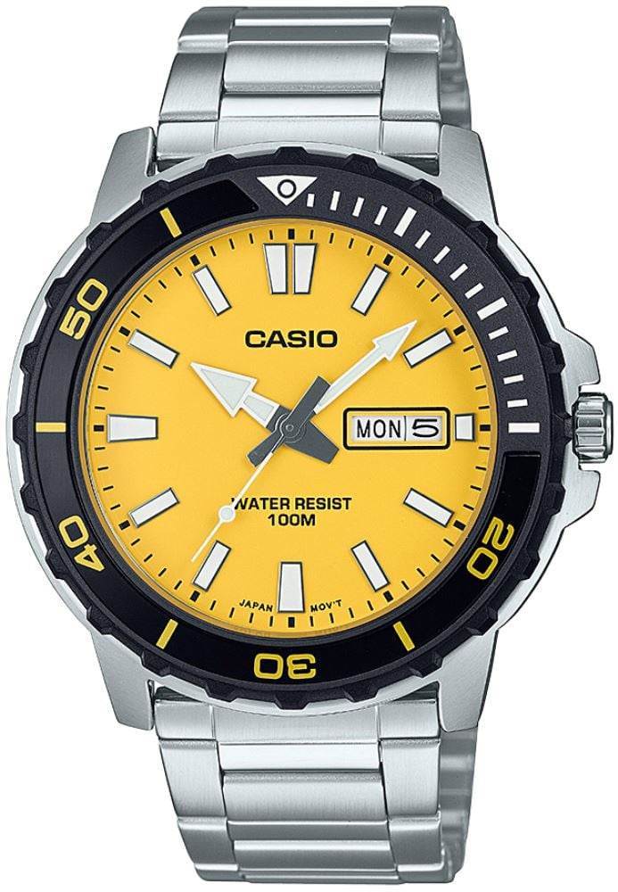 Casio MTD-125D-9AVDF 100m su geçirmez erkek kol saati
