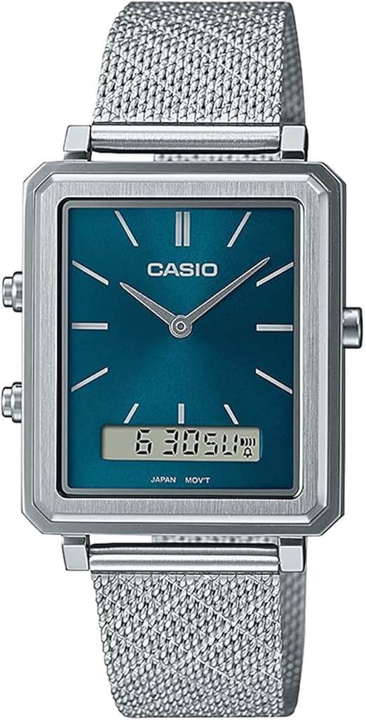 Casio MTP-B205M-3EDF yeşil kadranlı erkek kol saati