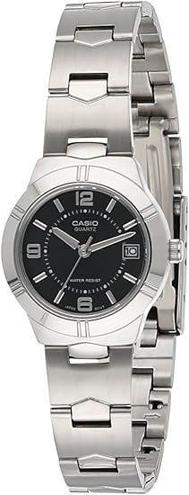 Casio LTP-1241D-1ADF siyah kadranlı kadın saat