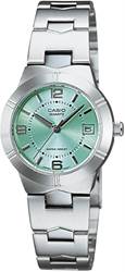 Casio LTP-1241D-3ADF yeşil kadranlı kadın saat