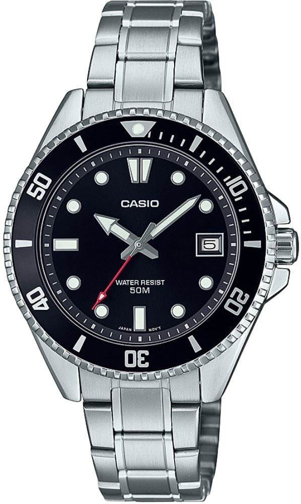 Casio MDV-10D-1A1VDF çelik bilezikli unisex kol saati