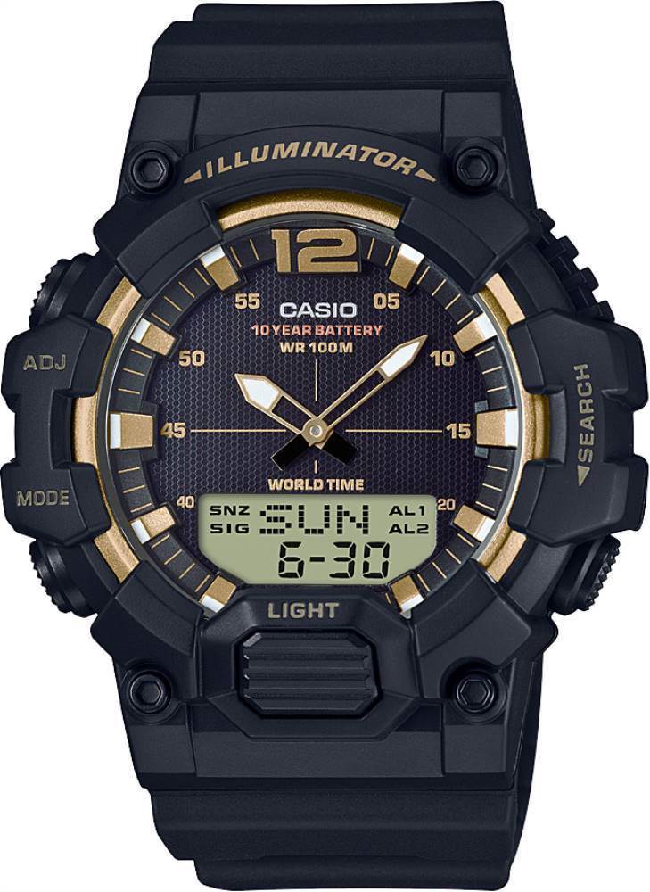 Casio HDC-700-9AVDF siyah-bronz kasa erkek kol saati