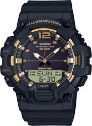 Casio HDC-700-9AVDF siyah-bronz kasa erkek kol saati