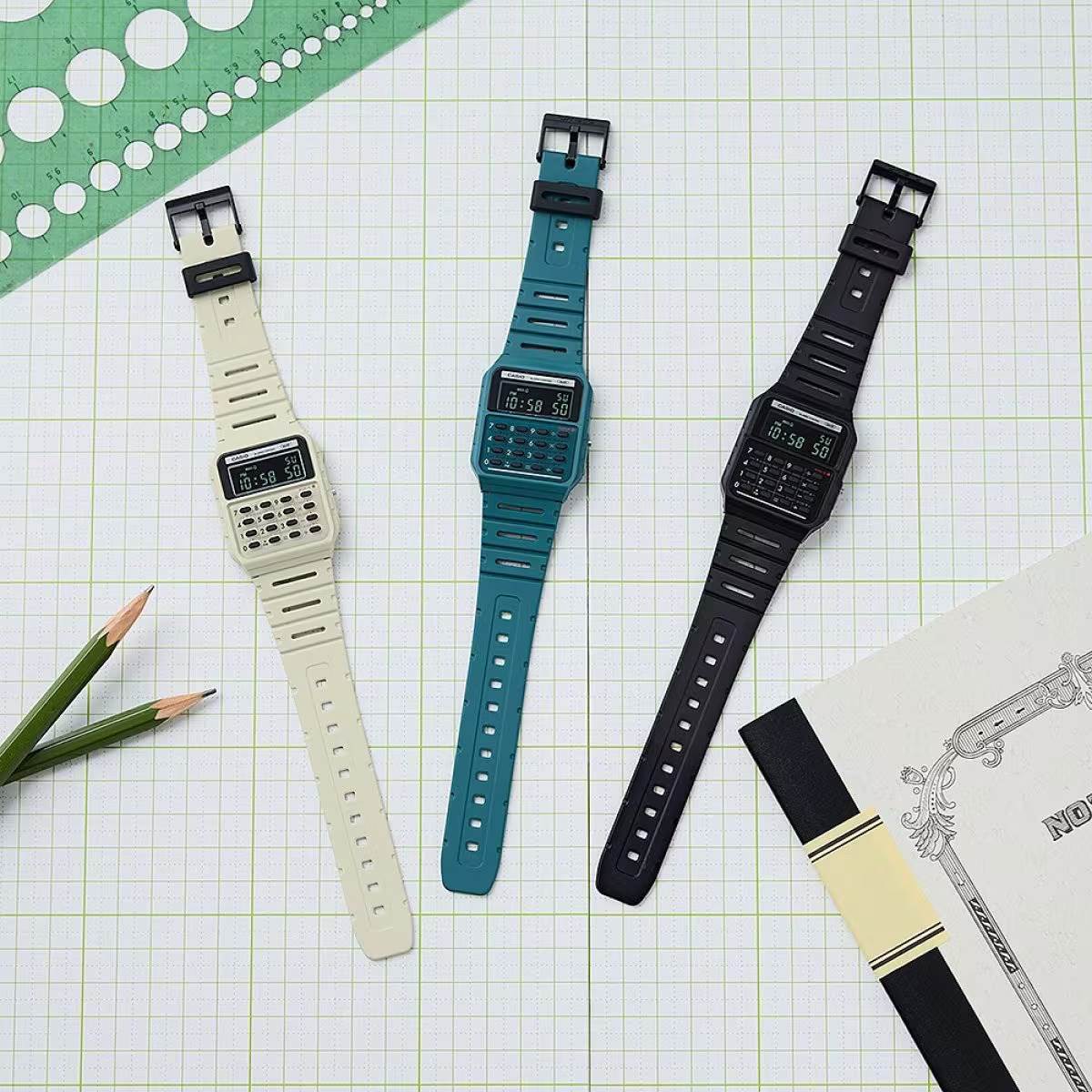 Casio CA-53WB-3BDF hesap makinesi tuş takımlı dijital saat