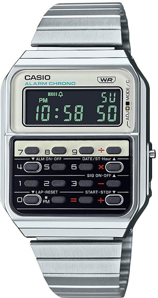 Casio CA-500WE-7BDF hesap makinesi fonksiyonlu dijital saat