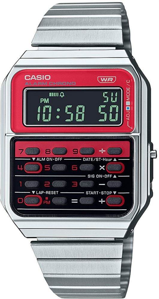 Casio CA-500WE-4BDF hesap makinesi fonksiyonlu dijital saat