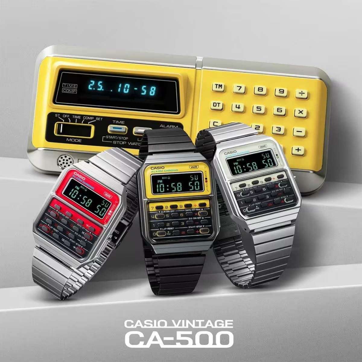 Casio CA-500WE-4BDF dijital kol saati retro stil