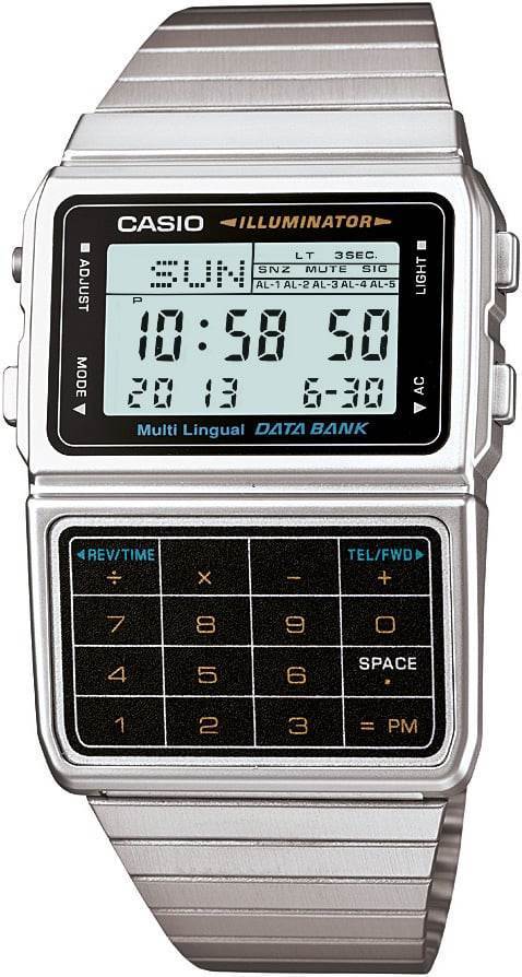 Casio DBC-611-1DF hesap makinesi fonksiyonlu dijital saat
