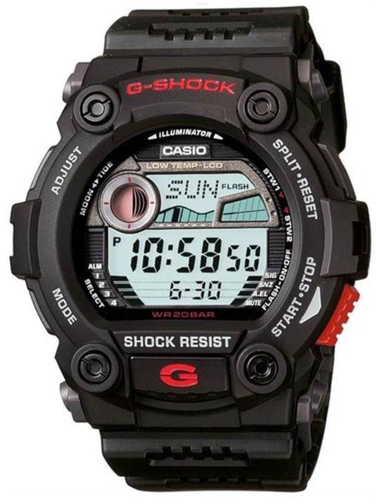 Casio G-7900-1DR 200 metre su geçirmez dijital saat