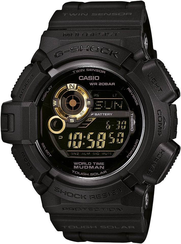 Casio G-9300GB-1DR Mudman pusula termometre dijital saat