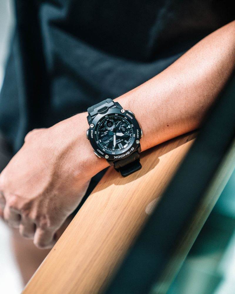 Casio GA-2000S-1ADR değiştirilebilir kayışlı saat