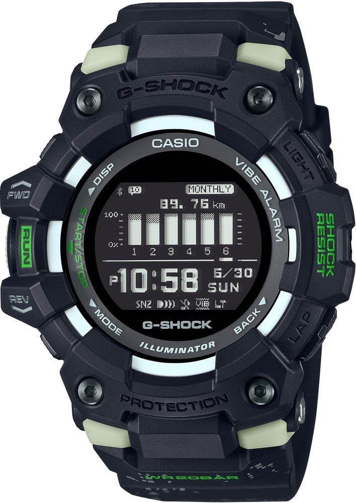 Casio GBD-100LM-1DR 200 metre su geçirmez G-SQUAD saat