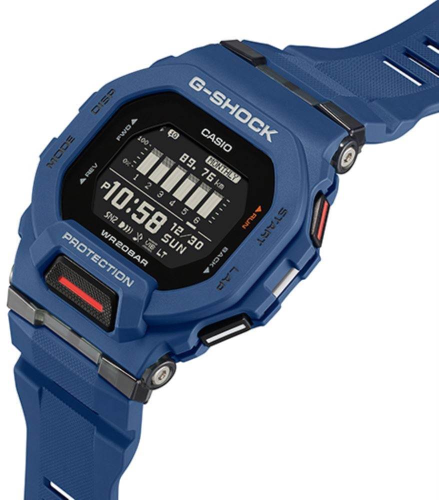 Casio GBD-200-2DR step tracker fonksiyonlu dijital saat