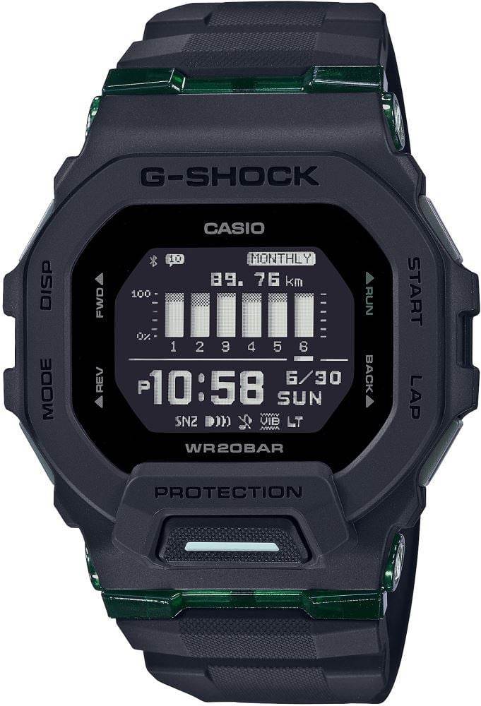 Casio GBD-200UU-1DR 200 metre su geçirmez G-SQUAD saat