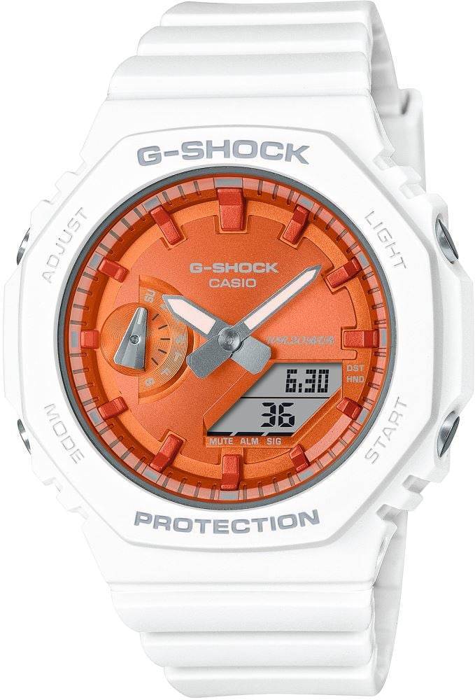 Casio GMA-S2100WS-7ADR turuncu kadranlı G-Shock saat