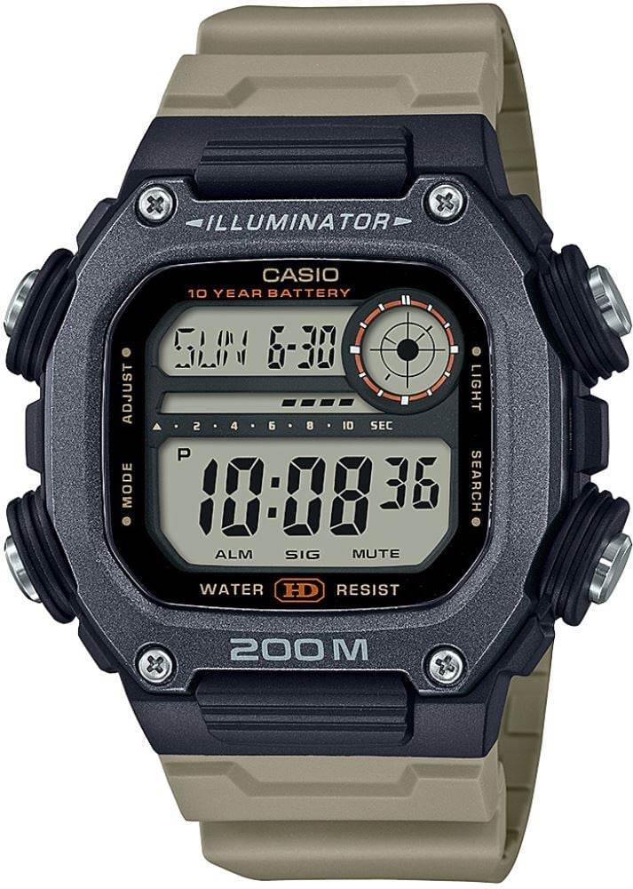 Casio DW-291HX-5AVDF 200 metre su geçirmez dijital saat