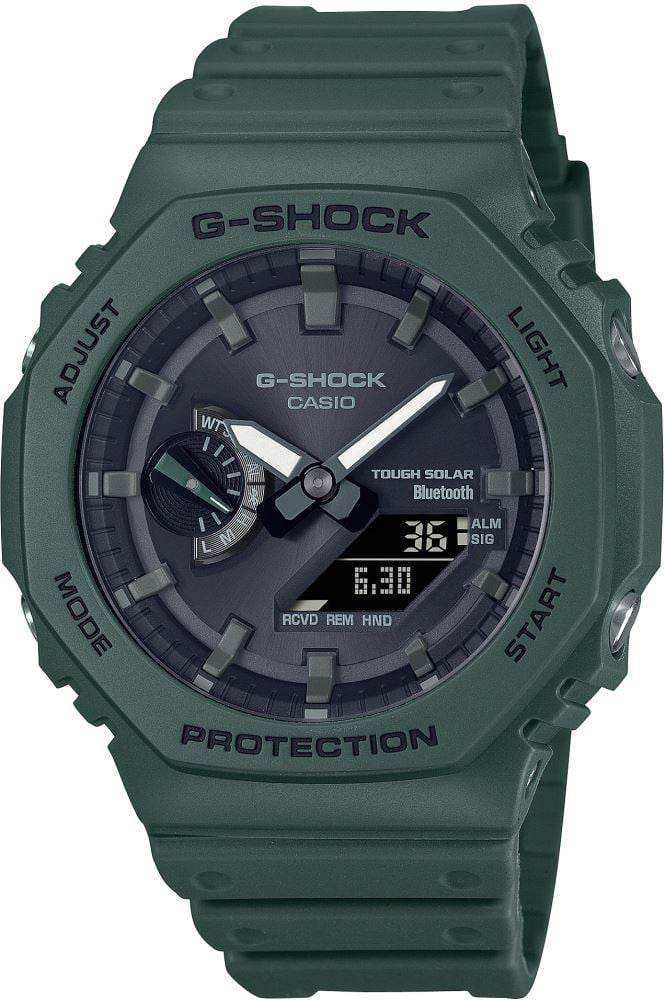 Casio GA-B2100-3ADR karbon kasalı G-Shock analog-dijital saat