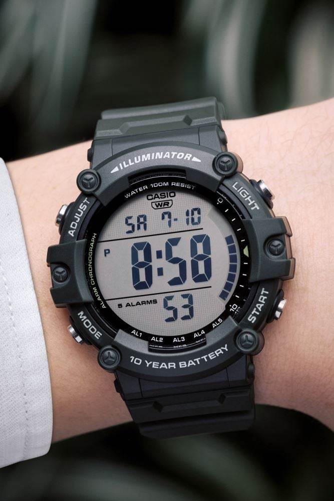 Casio AE-1500WHX-3AVDF 100 metre su geçirmez dijital kol saati