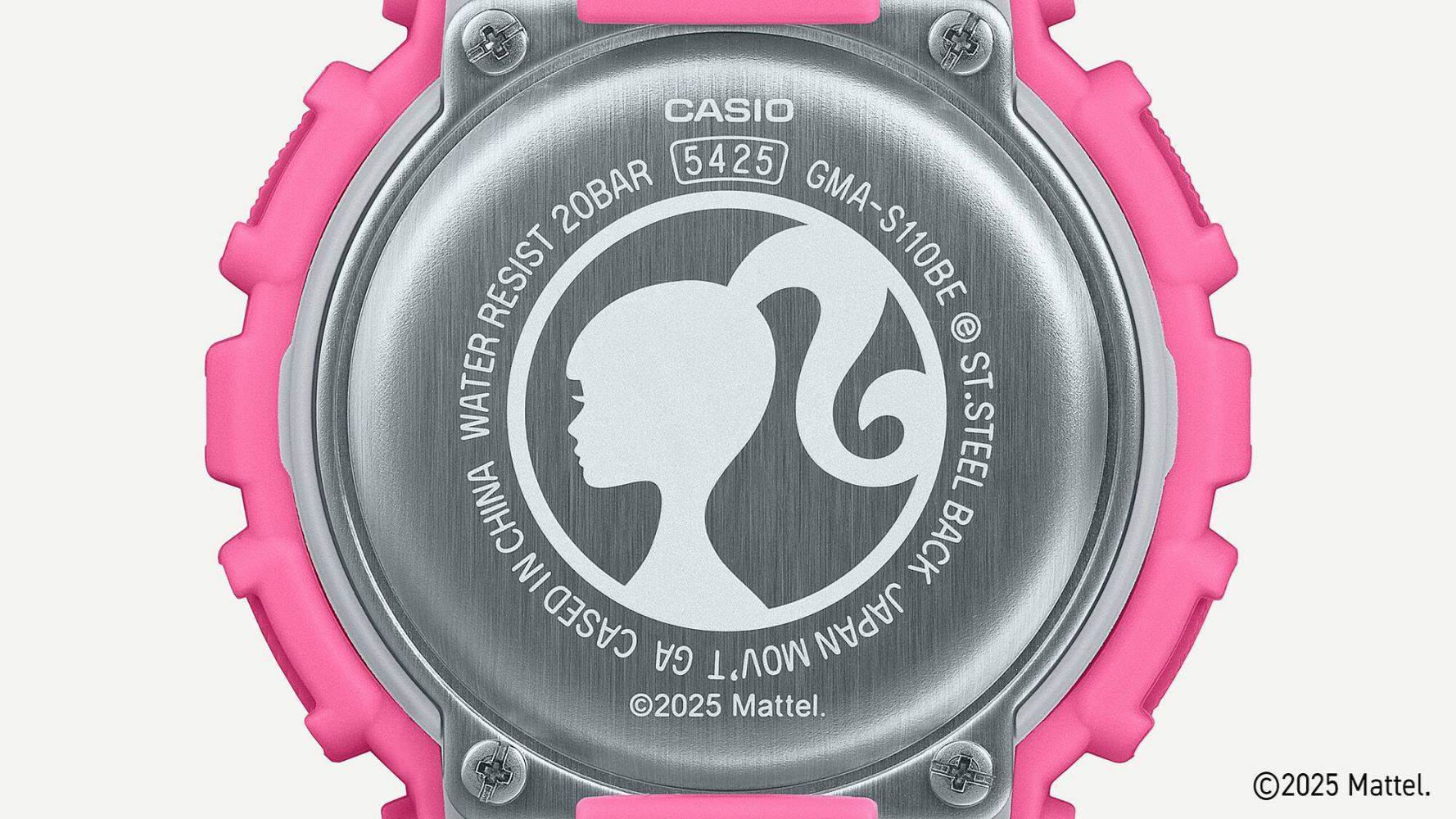 Casio GMA-S110BE-4ADR Barbie işbirliği tasarımı