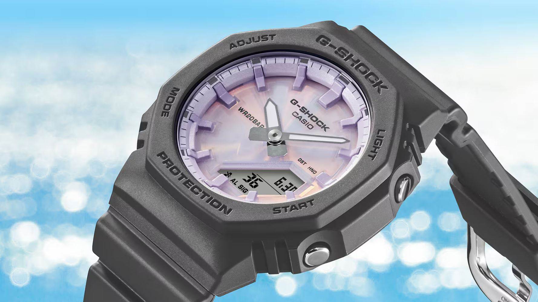 Casio GMA-P2100PC-1ADR sekizgen kasa modern G-Shock saat