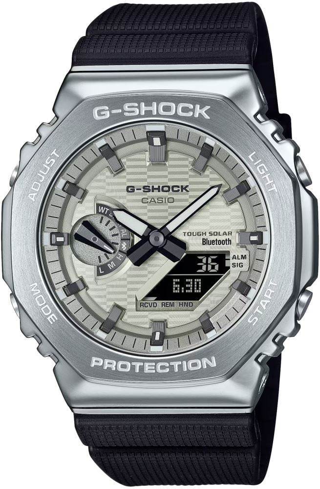 Casio GBM-2100A-8BDR metal bezelli G-Shock kol saati