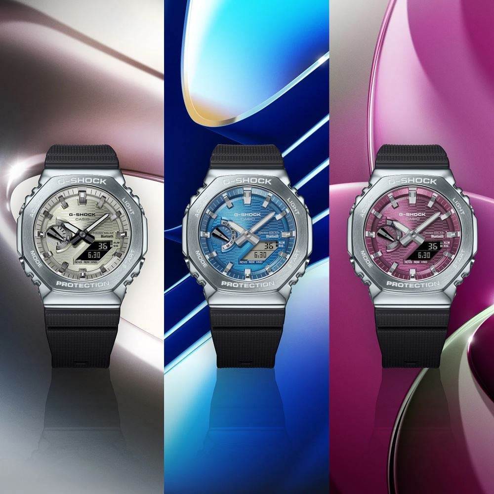 Casio GBM-2100A-8BDR güneş enerjili Bluetooth saat