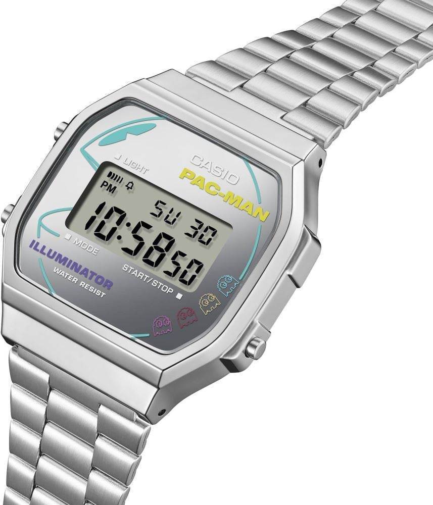 Casio A168WEPC-7ADR retro dijital saat neon kadran