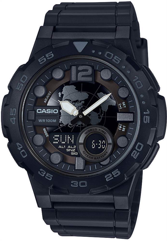 Casio AEQ-100W-1BVDF – Dünya Saatleri Fonksiyonlu Unisex Saat