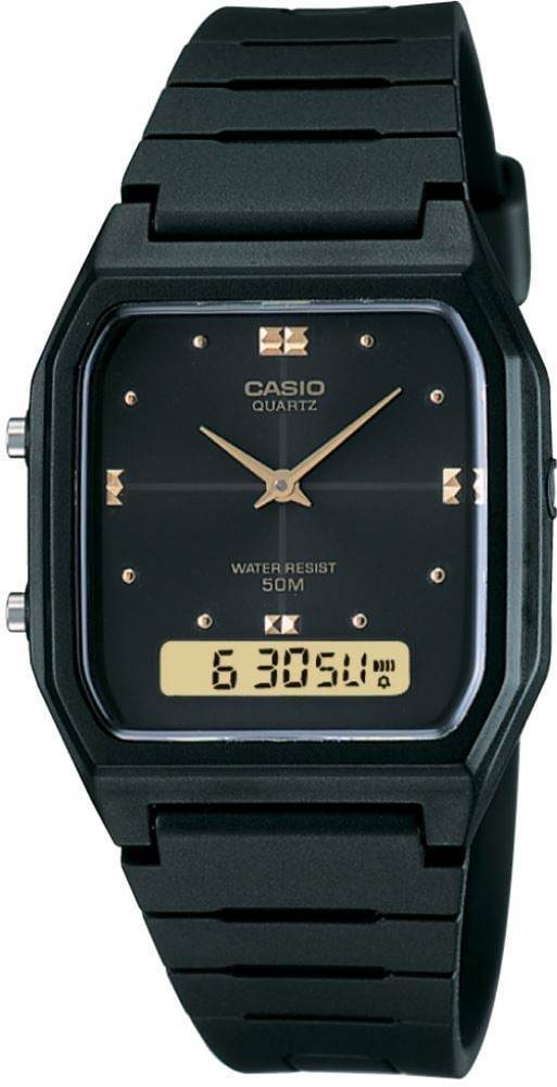 Casio AW-48HE-1AVDF analog dijital unisex saat