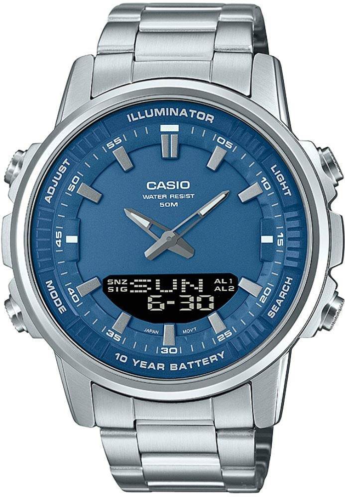 Casio AMW-880D-2A1VDF çelik bilezikli erkek kol saati