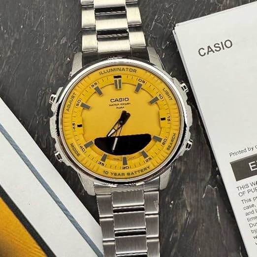 Casio AMW-880D-9AVDF çelik bilezikli erkek saat