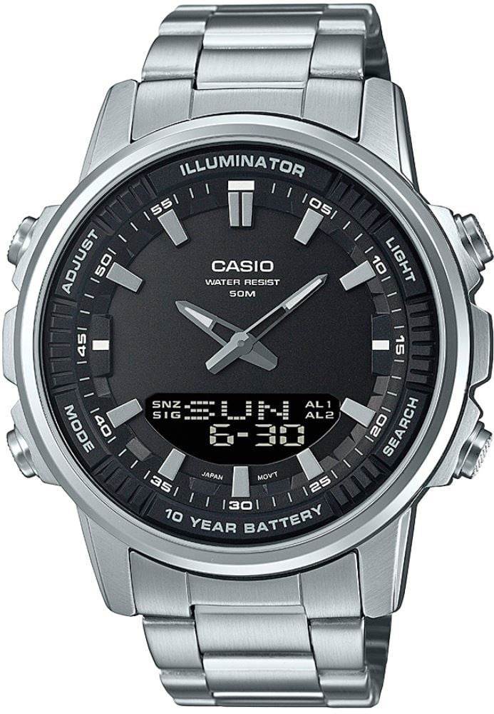 Casio AMW-880D-1AVDF çelik bilezikli erkek kol saati