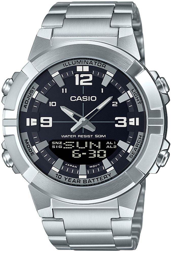 Casio AMW-870D-1AVDF analog dijital erkek saat geniş kasa