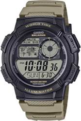 Casio AE-1000W-5AVDF erkek dijital saat dünya saatleri fonksiyonlu