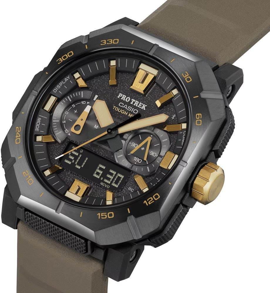 Casio PRW-B1000-5DR Pro Trek üçlü sensörlü saat