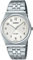 Casio MTP-B145D-7BVDF gümüş çelik bilezikli unisex kol saati