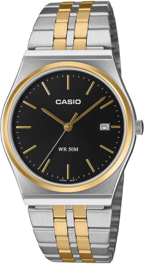Casio MTP-B145SG-1AVDF altın-ton çelik bilezikli unisex kol saati