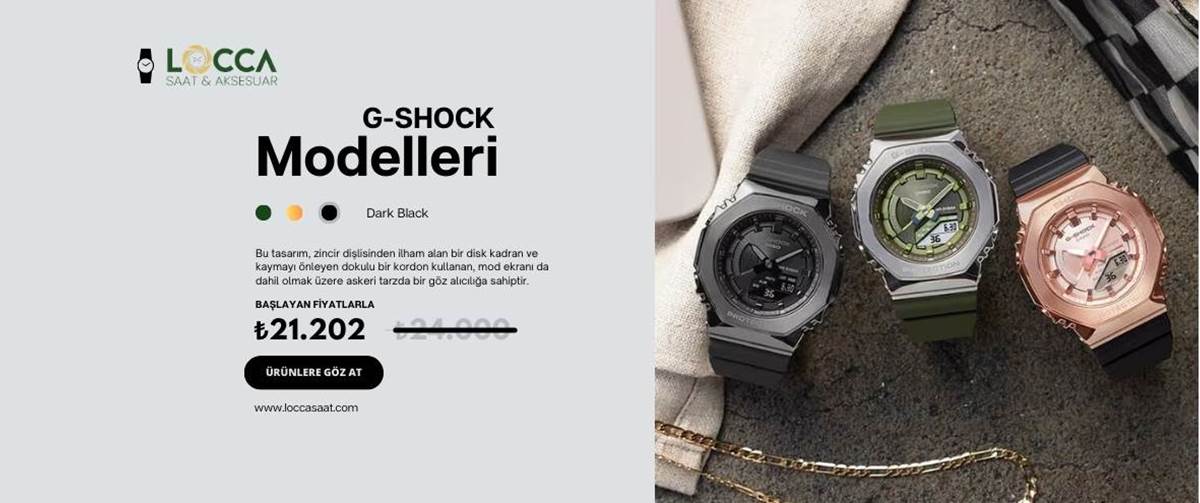 G-SHOCK SAAT MODELERİ