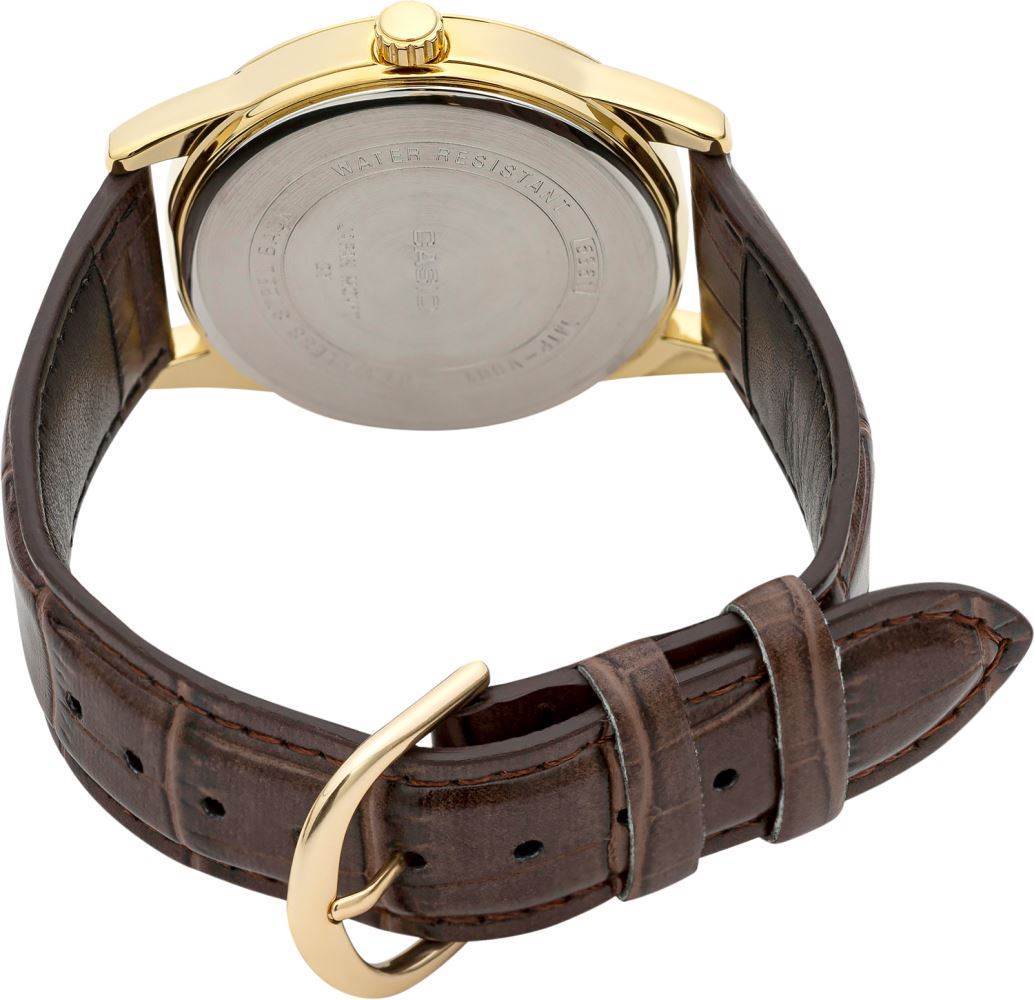 Casio MTP-V006GL-7BUDF altın-ton çelik bilezikli unisex kol saati