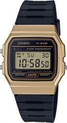 Casio F-91WM-9ADF altın-ton detaylı unisex dijital kol saati